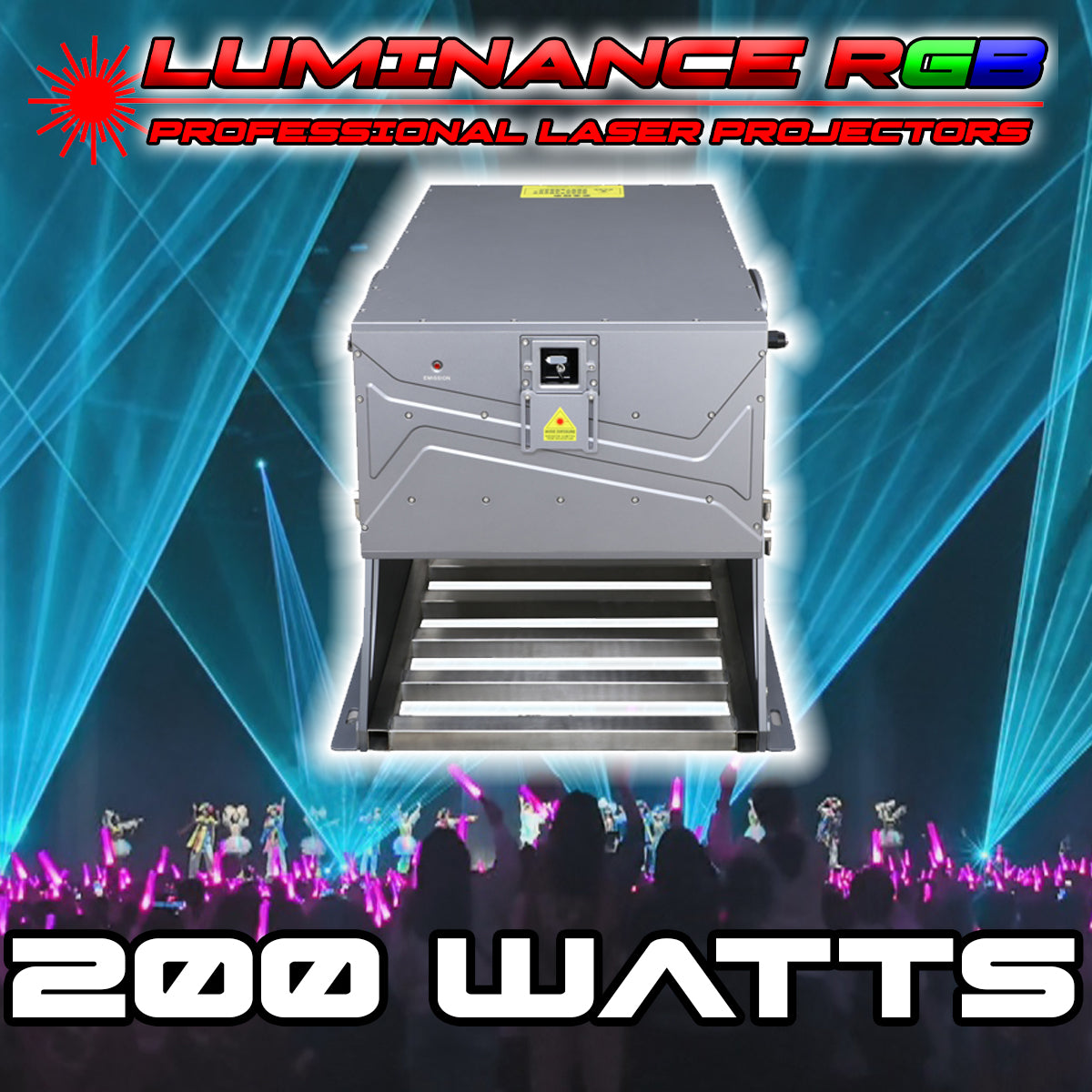 O) 200 Watt Luminance Laser Light Show System (Copy)