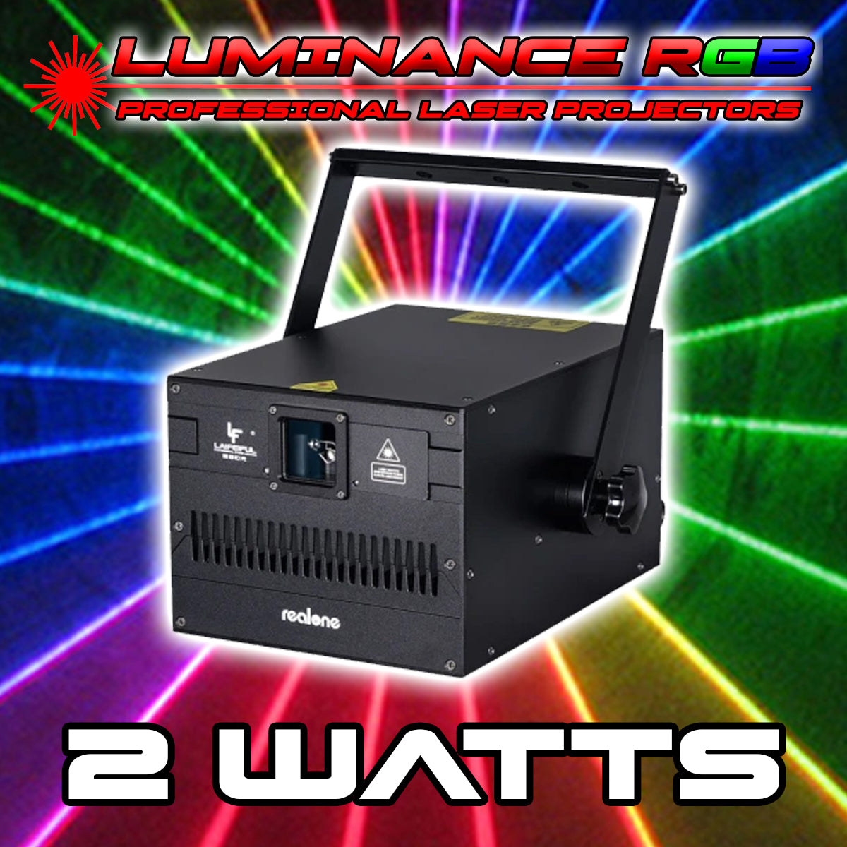 A) 2 Watt Luminance Laser Light Show System