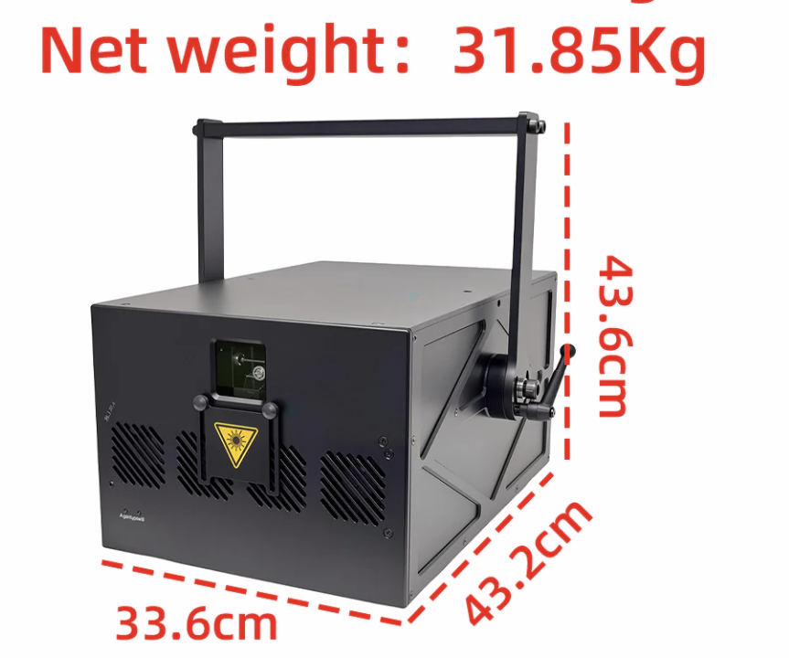 F) 30 Watt Luminance RGB Laser Light Show System. Entry Level