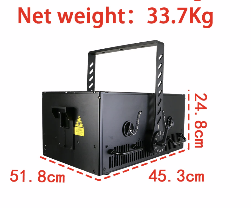 H) 60 Watt Luminance RGB Laser Light Show System. Entry Level