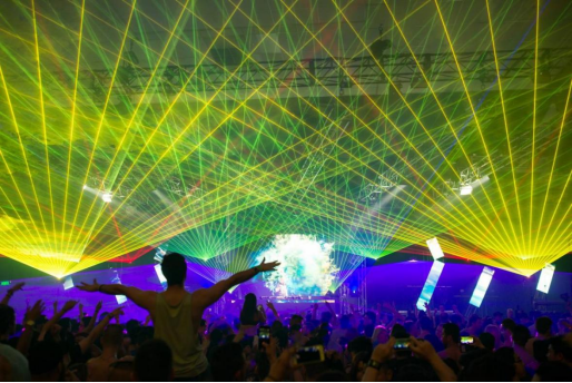 F) 15 Watt Luminance Laser Light Show System