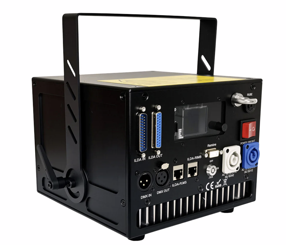 A) 3 Watt Luminance RGB Laser Light Show System. Entry Level