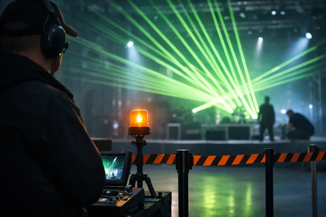 Setting Laser Safety Zones for Live Events