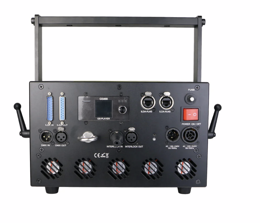 D) 15 Watt Luminance RGB Laser Light Show System. Entry Level