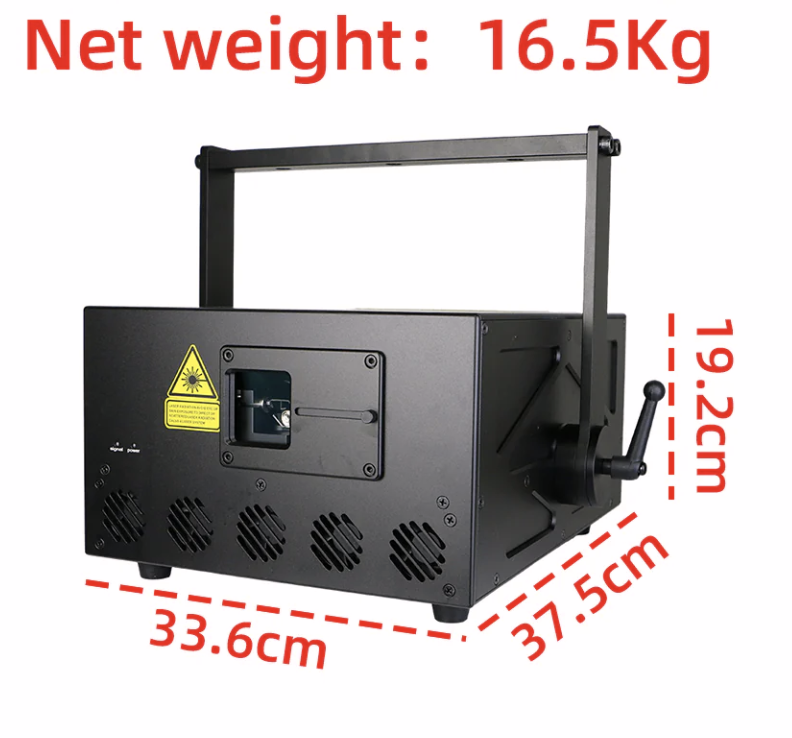 D) 15 Watt Luminance RGB Laser Light Show System. Entry Level