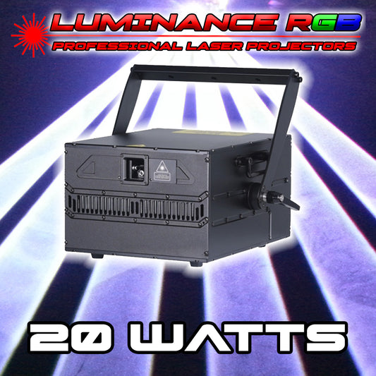 G) 20 Watt Luminance RGB Laser Light Show System