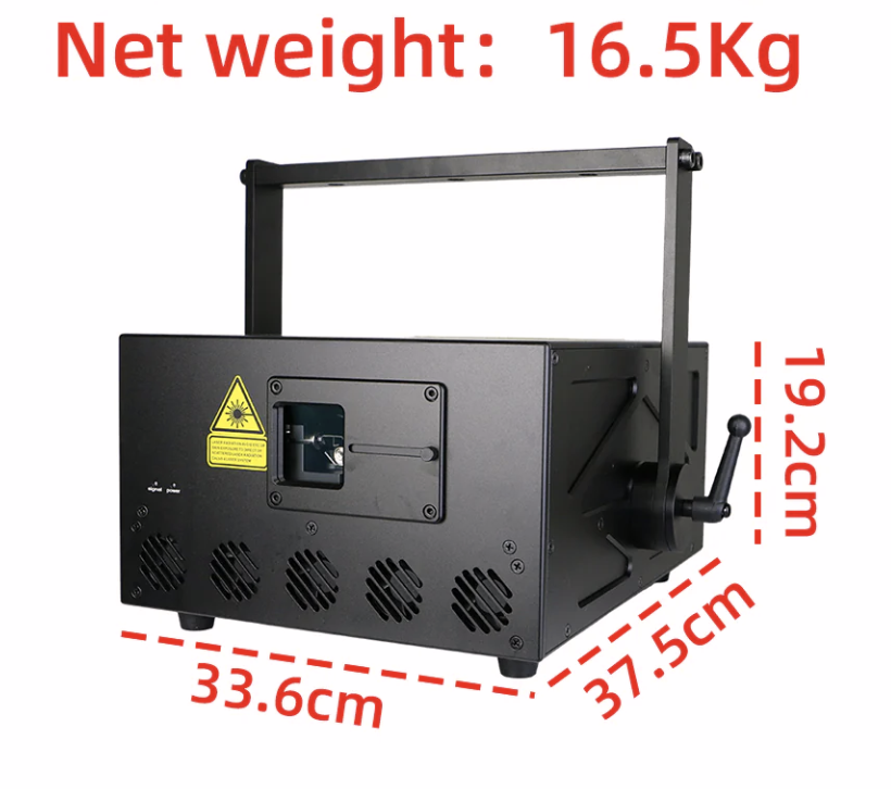 E) 20 Watt Luminance RGB Laser Light Show System. Entry Level