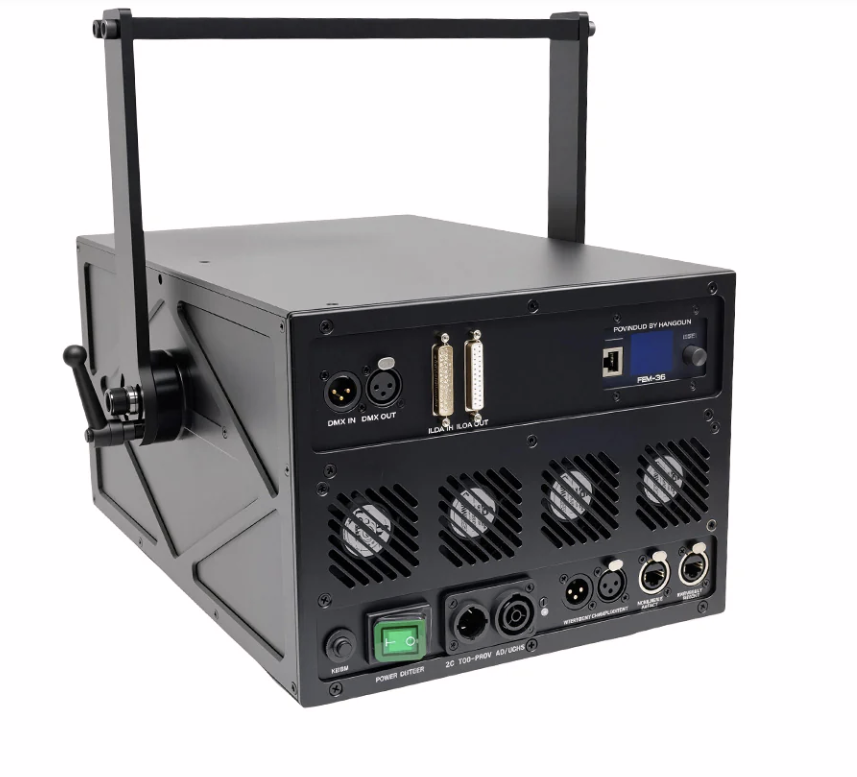 F) 30 Watt Luminance RGB Laser Light Show System. Entry Level