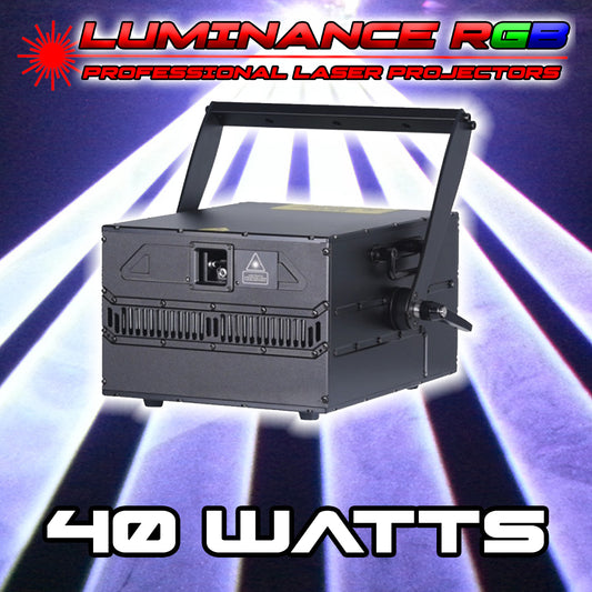 I) 40 Watt Luminance RGB Laser Light Show System