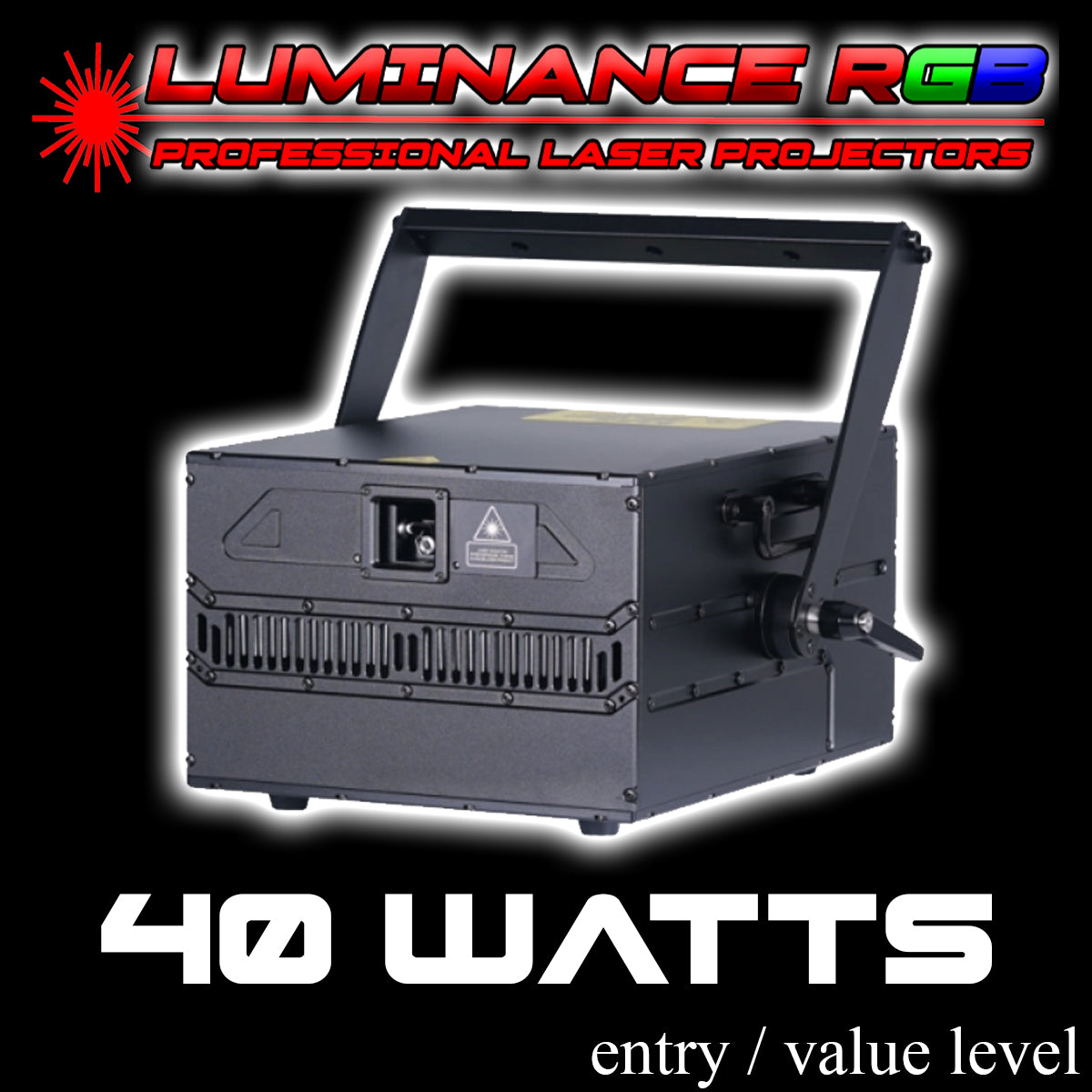 G) 40 Watt Luminance RGB Laser Light Show System. Entry Level