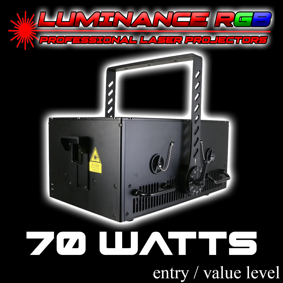 I) 70 Watt Luminance RGB Laser Light Show System. Entry Level