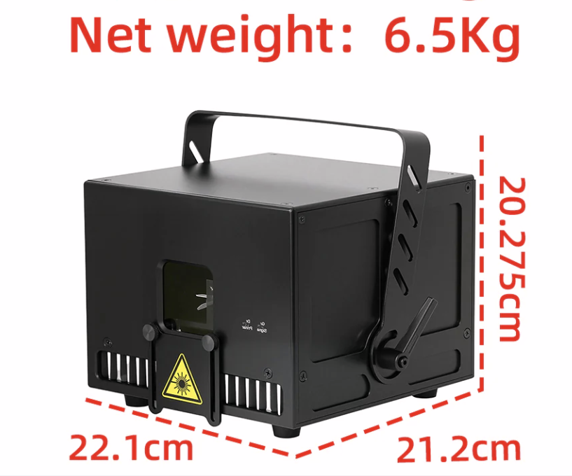 A) 3 Watt Luminance RGB Laser Light Show System. Entry Level