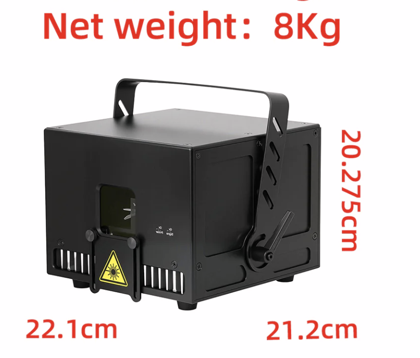 B) 5 Watt Luminance RGB Laser Light Show System. Entry Level